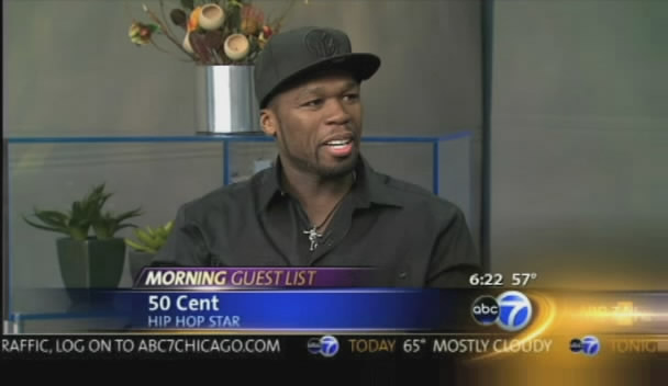 50 Cent on ABC 7 News this Morning